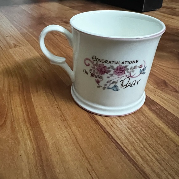 Congratulations on your baby Porcelain tea cup - Picture 2 of 3